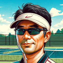 昭島ジュニアソフトテニス教室の伊達コーチ