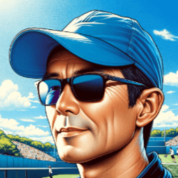 昭島ジュニアソフトテニス教室の浜埜コーチ